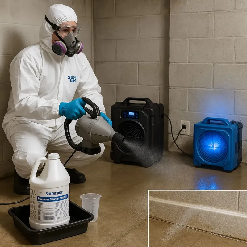Sanitization and Odor Removal process in Calera, OK