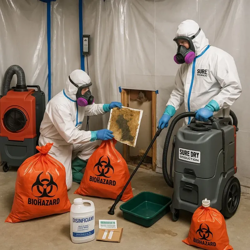 Contaminated Water Handling Protocols process in Calera, OK