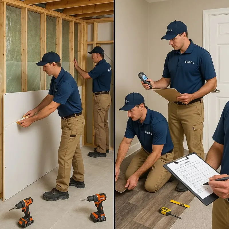 Repairs and Reconstruction process in Calera, OK